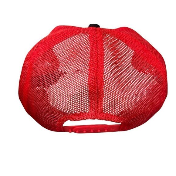 Vintage Atlanta Falcons Snapback Trucker Hat Red NFL Unisex Adult - Picture 3 of 5